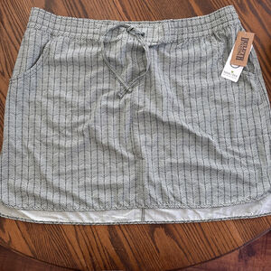 duluth trading women’s pier genius skirt green XXL